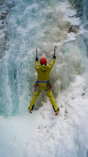 H Formation Ice Climbing
