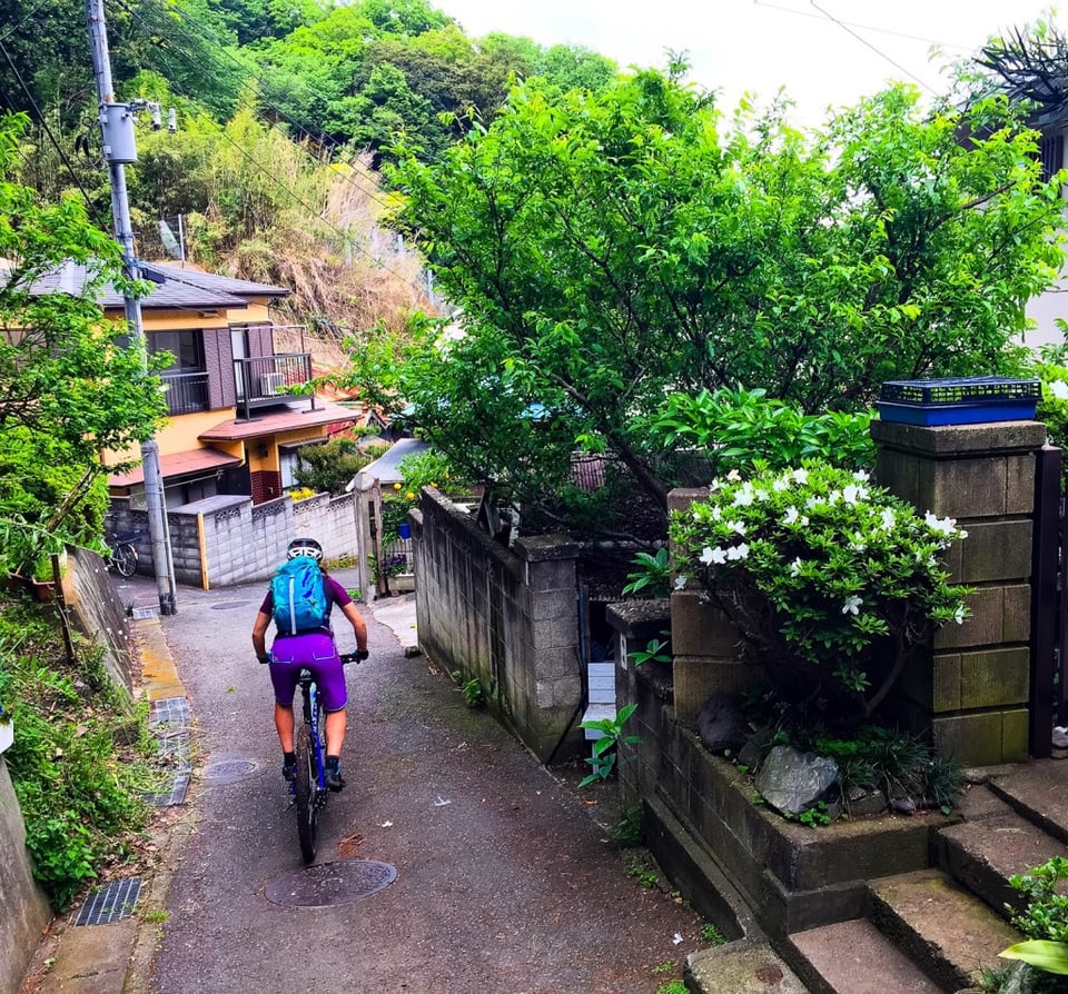 Exploring Tokyo by bike was a lot of fun.