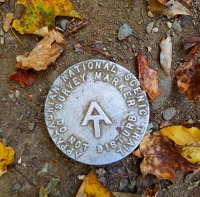 Appalachian Trail marker